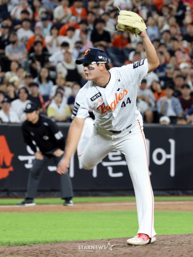 한화 김서현. /사진=강영조 선임기자