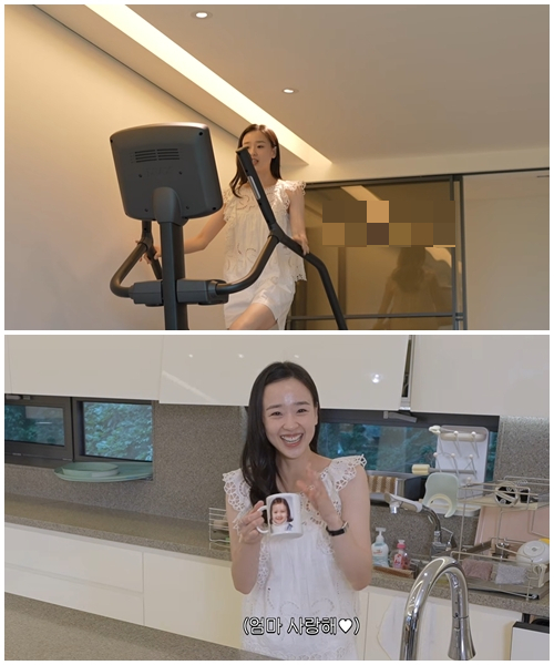 손연재가 지난 3일 자신의 유튜브 채널 '손연재 sonyeonjae'에 서울 한남동 신혼집 최초공개'란 제목의 영상을 통해 집을 공개했다./사진=손연재 유튜브 채널 영상 캡처 