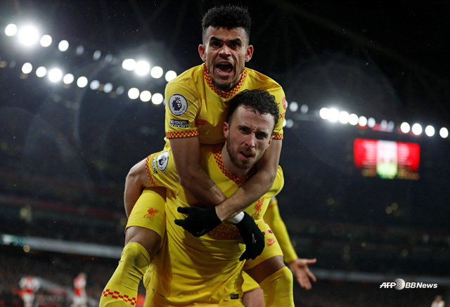 디오고 조타(왼쪽)와 루이스 디아스. /AFPBBNews=뉴스1