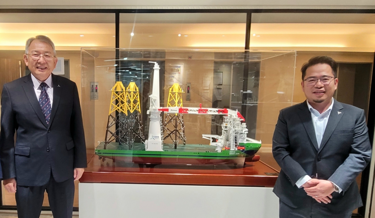 CDWE의 로버트 정 회장(사진 왼쪽)과 스티븐 린 부사장/사진=권다희 기자 