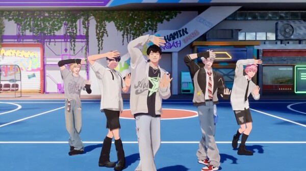 '소다 팝' 챌린지에 참여한 플레이브/사진=플레이브 인스타그램