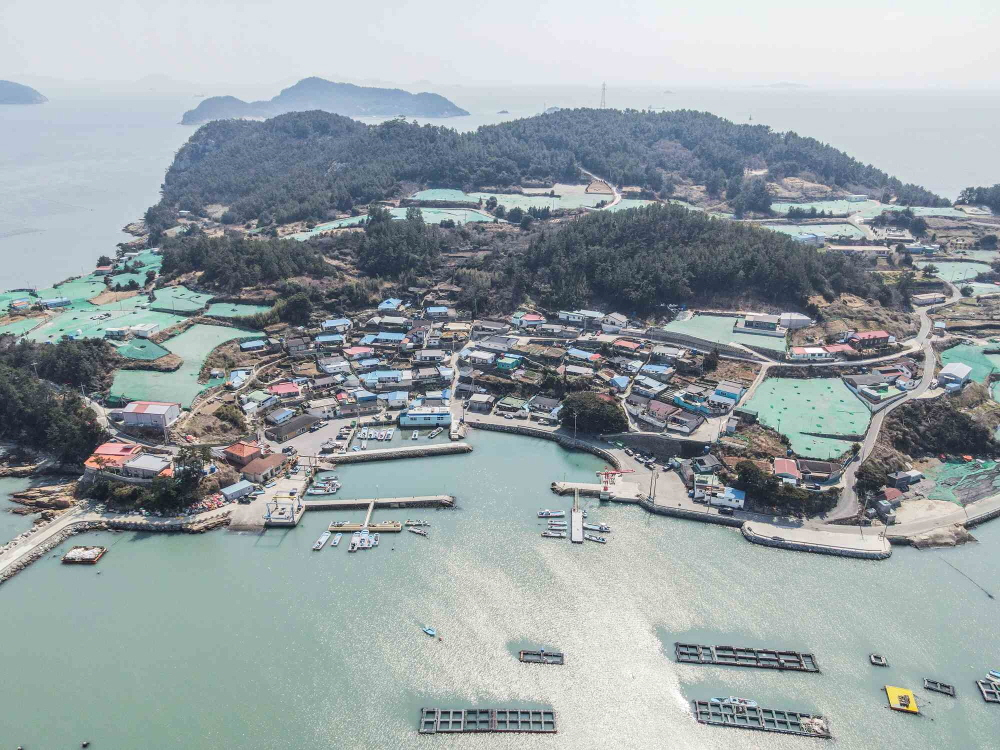 '농어촌 생활 여건 개조사업' 대상지 금일읍 소랑리 전경/사진제공=완도군