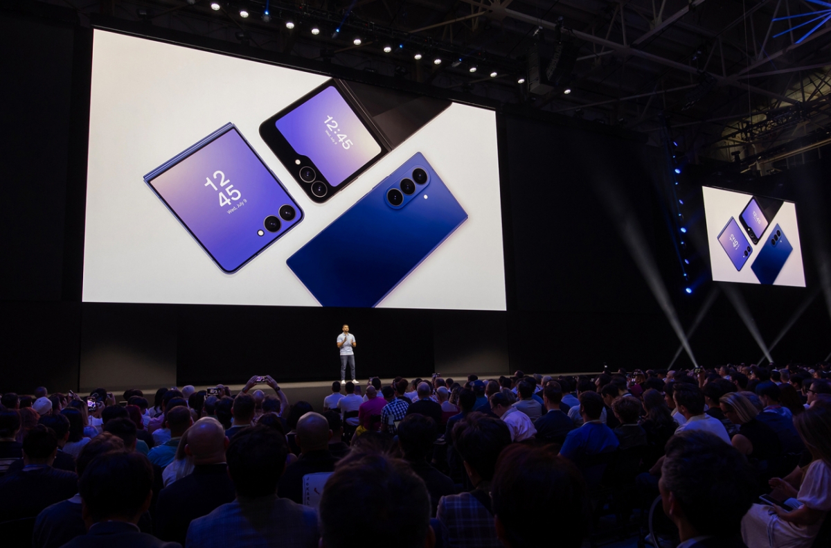 삼성전자는 9일(현지시간) 미국 뉴욕 브루클린 듀갈 그린하우스에서 '갤럭시 언팩 2025'를 진행했다. /사진=삼성전자