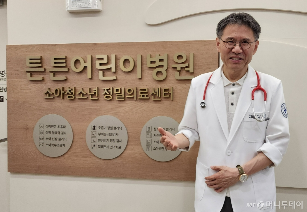 최용재 병원장은 1년에 장중첩증 환아 10명가량을 진단·치료하고 있다. /사진=정심교 기자