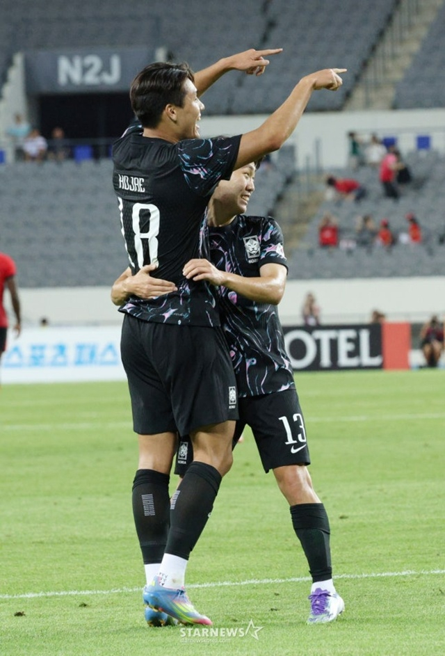 한국 축구대표팀. /사진=김진경 대기자.
