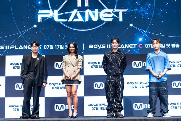 임한별, 효린, 백구영, 저스디스/사진=Mnet