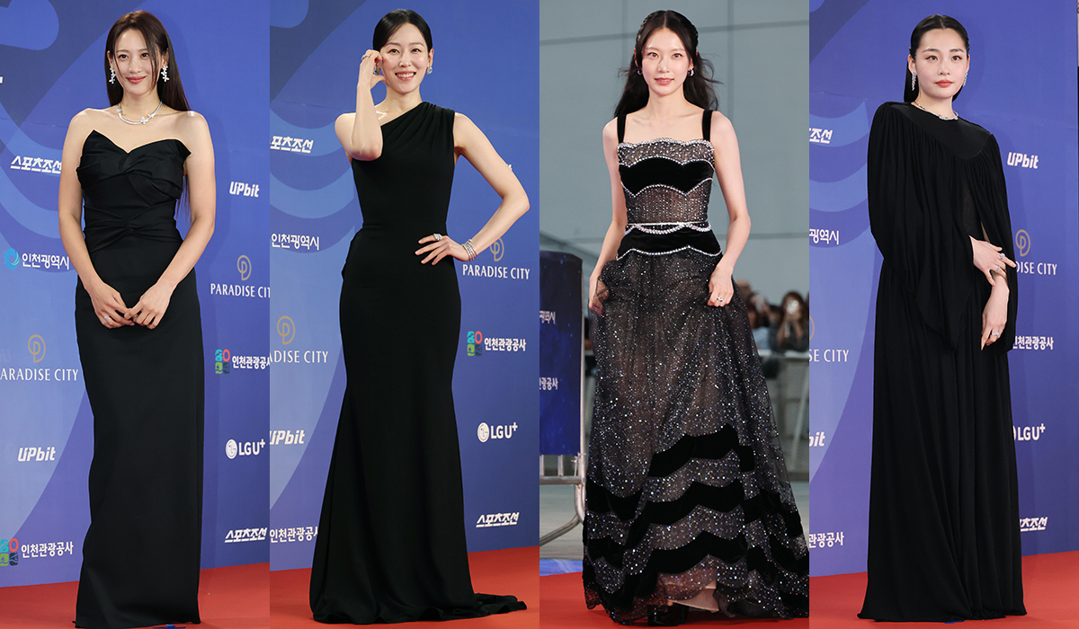 지난 18일 오후 인천 중구 파라다이스시티에서 열린 '제4회 청룡시리즈어워즈' 레드카펫 행사에 참석한 배우 수현 서현진 공승연 김민하 /사진=이동훈 기자