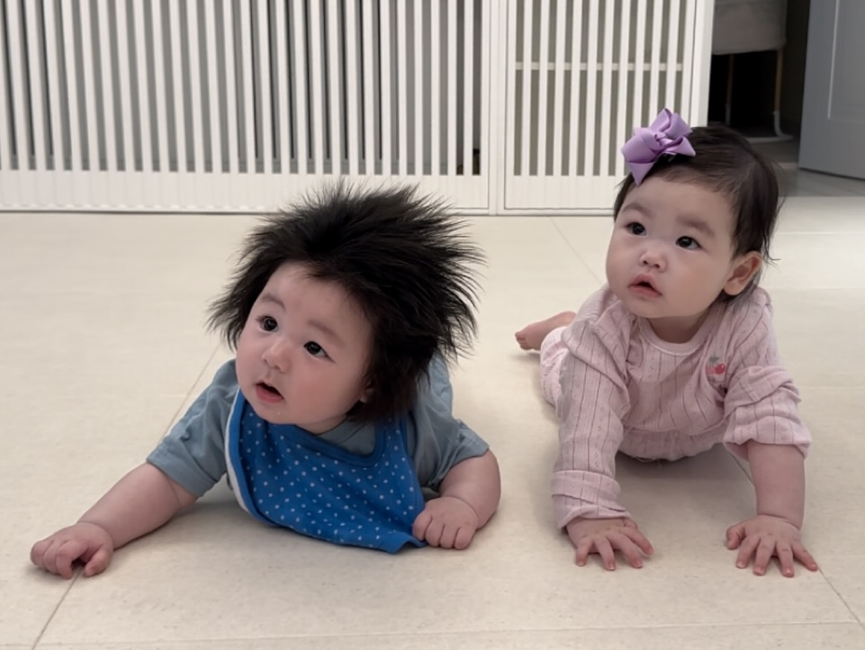 박수홍 딸 재이와 심형탁 아들 하루가 만났다. /사진=인스타그램 갈무리