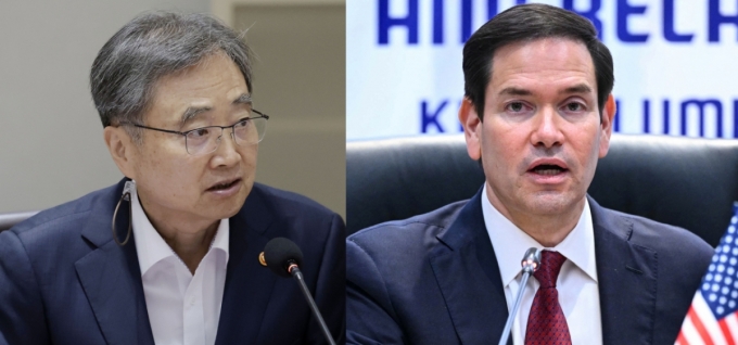 조현 외교부 장관과 마코 루비오 미국 국무부 장관 겸 국가안보보좌관 / 사진=뉴스1