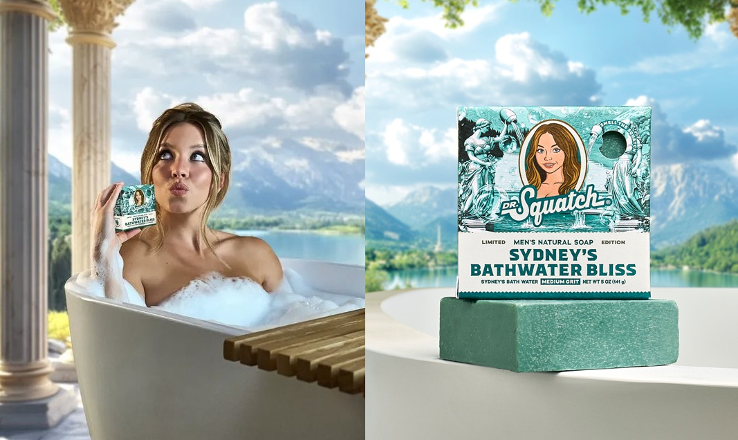 시드니 스위니는 지난 5월 자기 목욕물로 비누를 만들어 판매해 논란이 됐다. /사진=X 갈무리