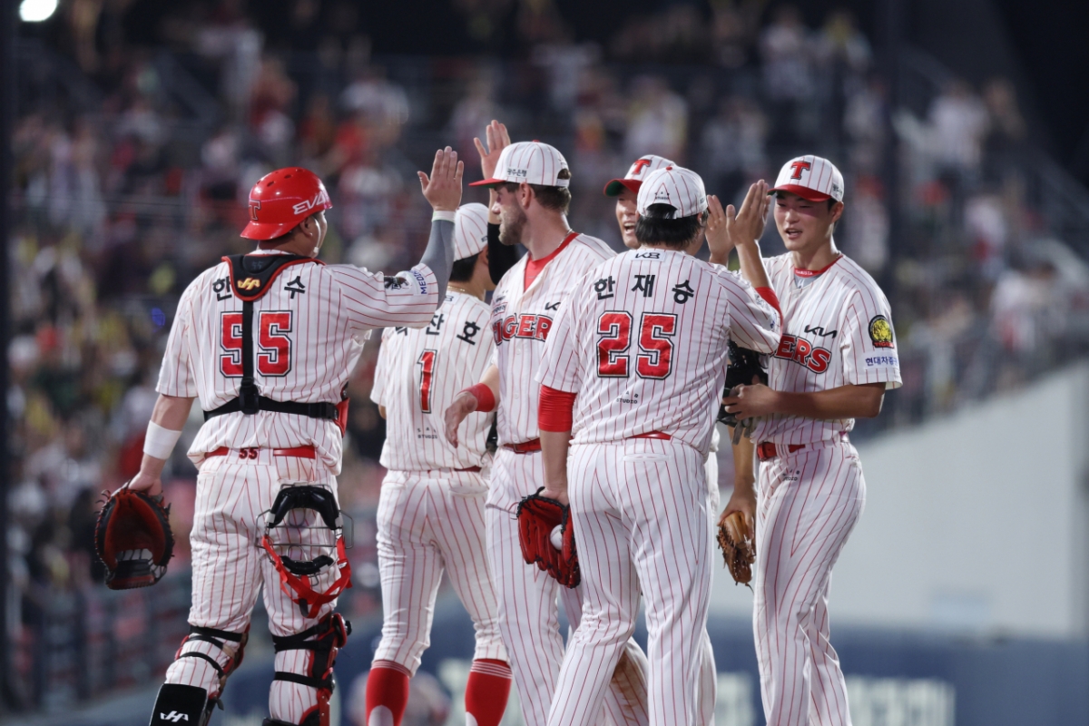 KIA 타이거즈 선수단. /사진=KIA 타이거즈 제공