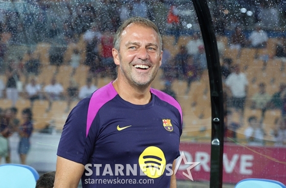 한지 플릭 바르셀로나 감독. /사진=김진경 대기자