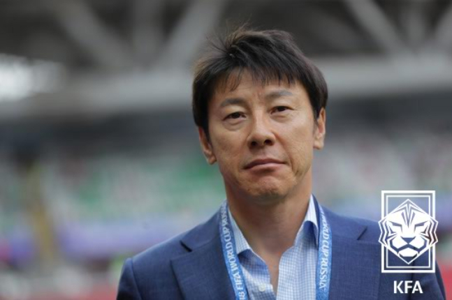 대한민국 축구대표팀 시절 신태용 감독. /사진=대한축구협회 제공