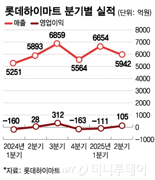 롯데하이마트 분기별 실적/그래픽=김다나