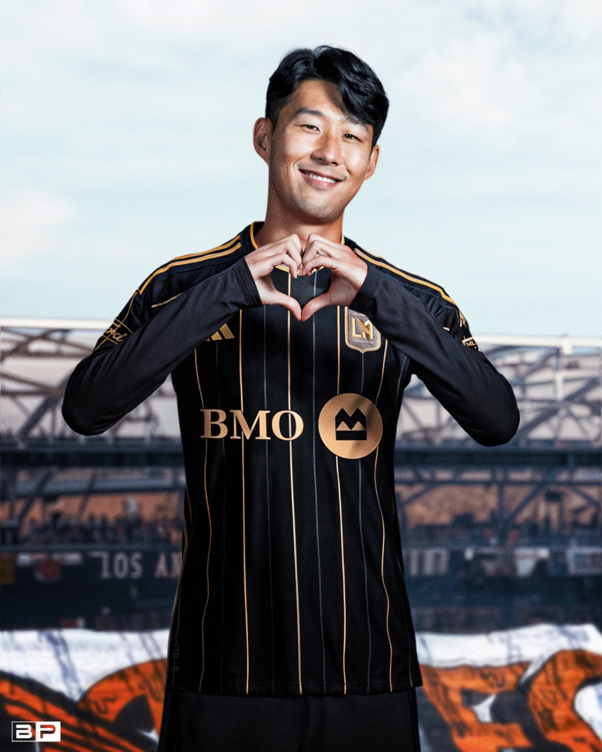 손흥민의 LAFC 유니폼 합성 사진. /사진=BP SNS 캡처