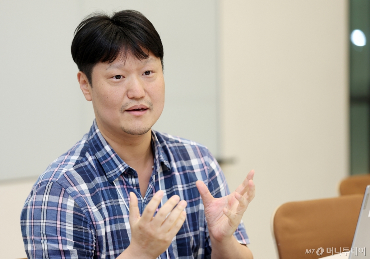 NC AI 김건수 에이전틱 AI 랩(LAB) 실장 인터뷰 /사진=김창현 기자 chmt@