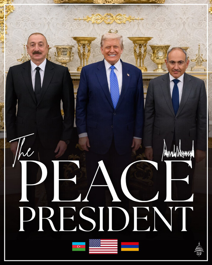 도널드 트럼프 미국 대통령인 자신을 평화 대통령이라고 칭했다./사진=트루스소셜