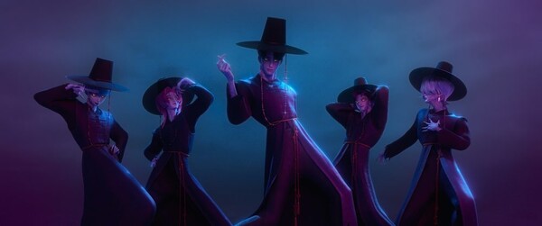 '케이팝 데몬 헌터스' 사자보이즈 / 사진=넷플릭스