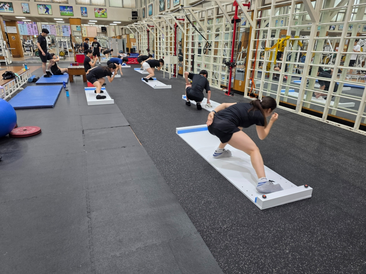 2025 빙상 청소년대표팀 합숙 훈련 중. /사진=대한빙상경기연맹 제공