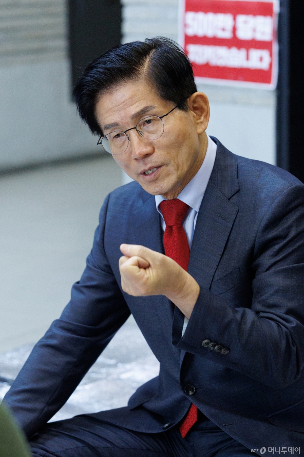 김문수 국민의힘 당대표 후보 인터뷰 /사진=이기범 기자 leekb@