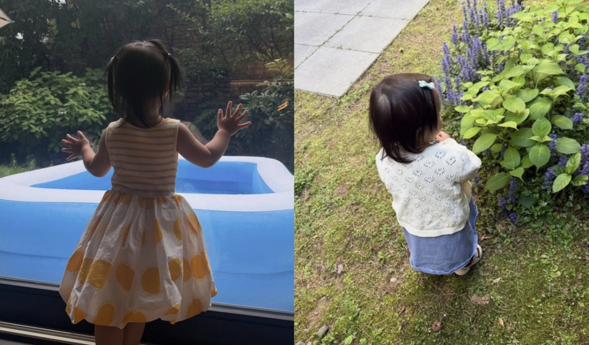 이민정 2세 딸 육아 모습/사진=이민정 인스타그램