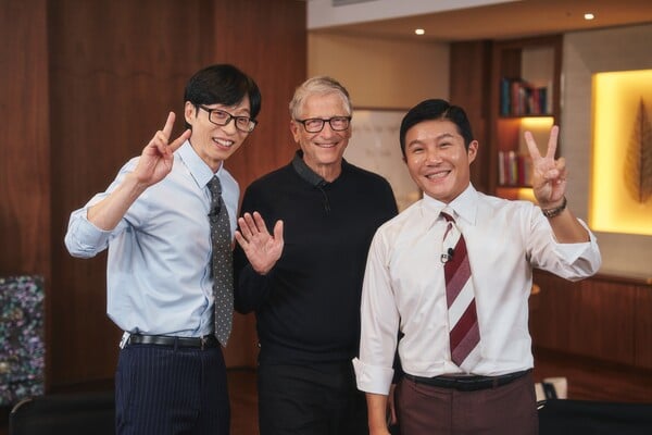 빌 게이츠(가운데)/ 사진제공=tvN