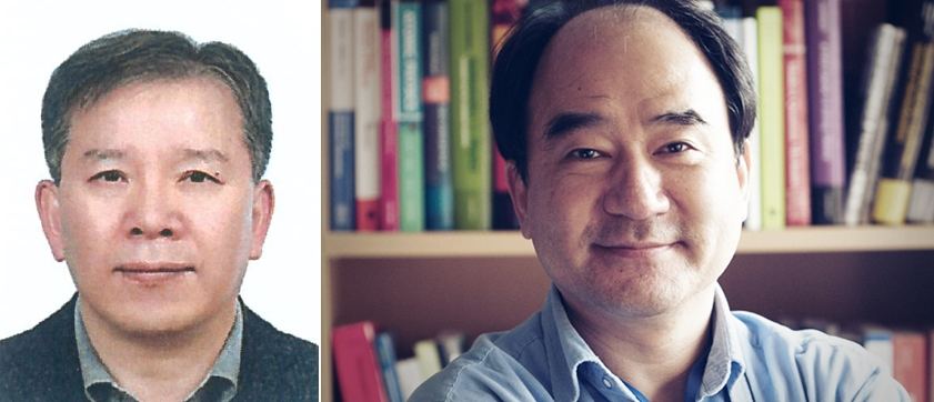 최선 한화임팩트 기술자문 (왼쪽), 김재완 고등과학원 석좌교수 (오른쪽)