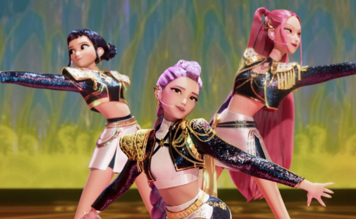 케데헌 속 걸그룹 헌트릭스/사진=넷플릭스