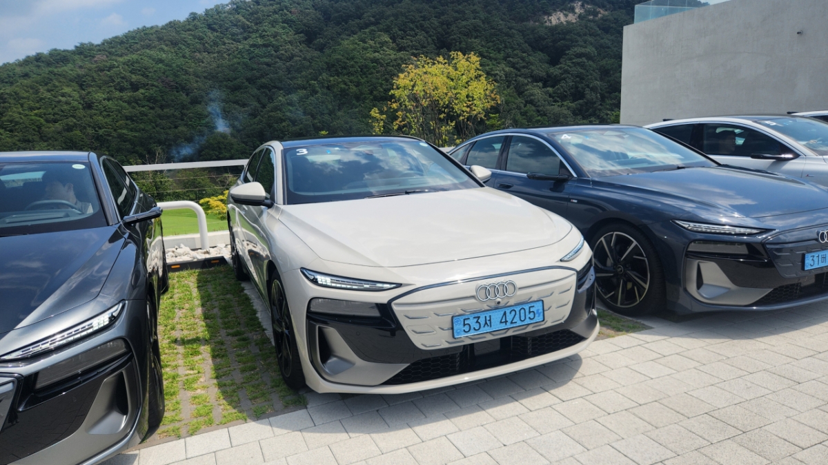 더 뉴 아우디 A6 e-트론. /사진=강주헌 기자