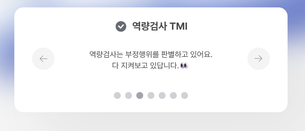 비대면으로 진행되는 역량검사지만 부정행위 방지 장치를 둬 공정성을 확보했다./사진=AI역량검사 캡처