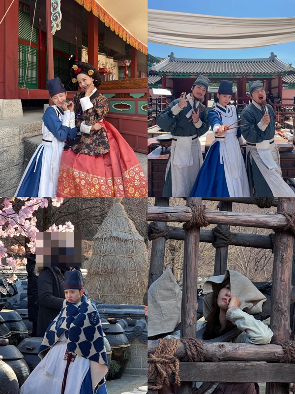 임윤아가 주연을 맡은 tvN 토일드라마 '폭군의 셰프' 촬영장 모습./사진=임윤아 인스타그램