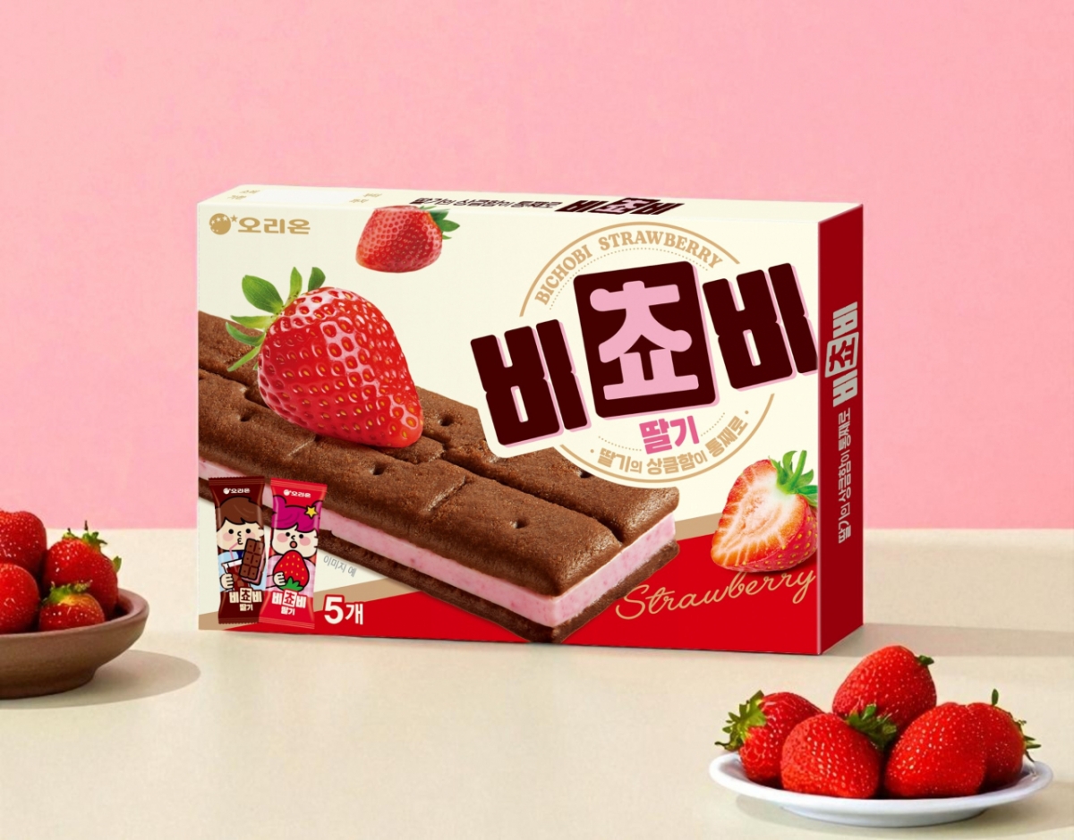 오리온 비쵸비 딸기 이미지. /사진제공=오리온