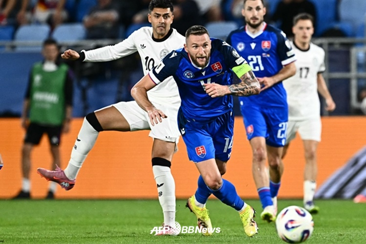 독일-슬로바키아 경기 모습. /AFPBBNews=뉴스1