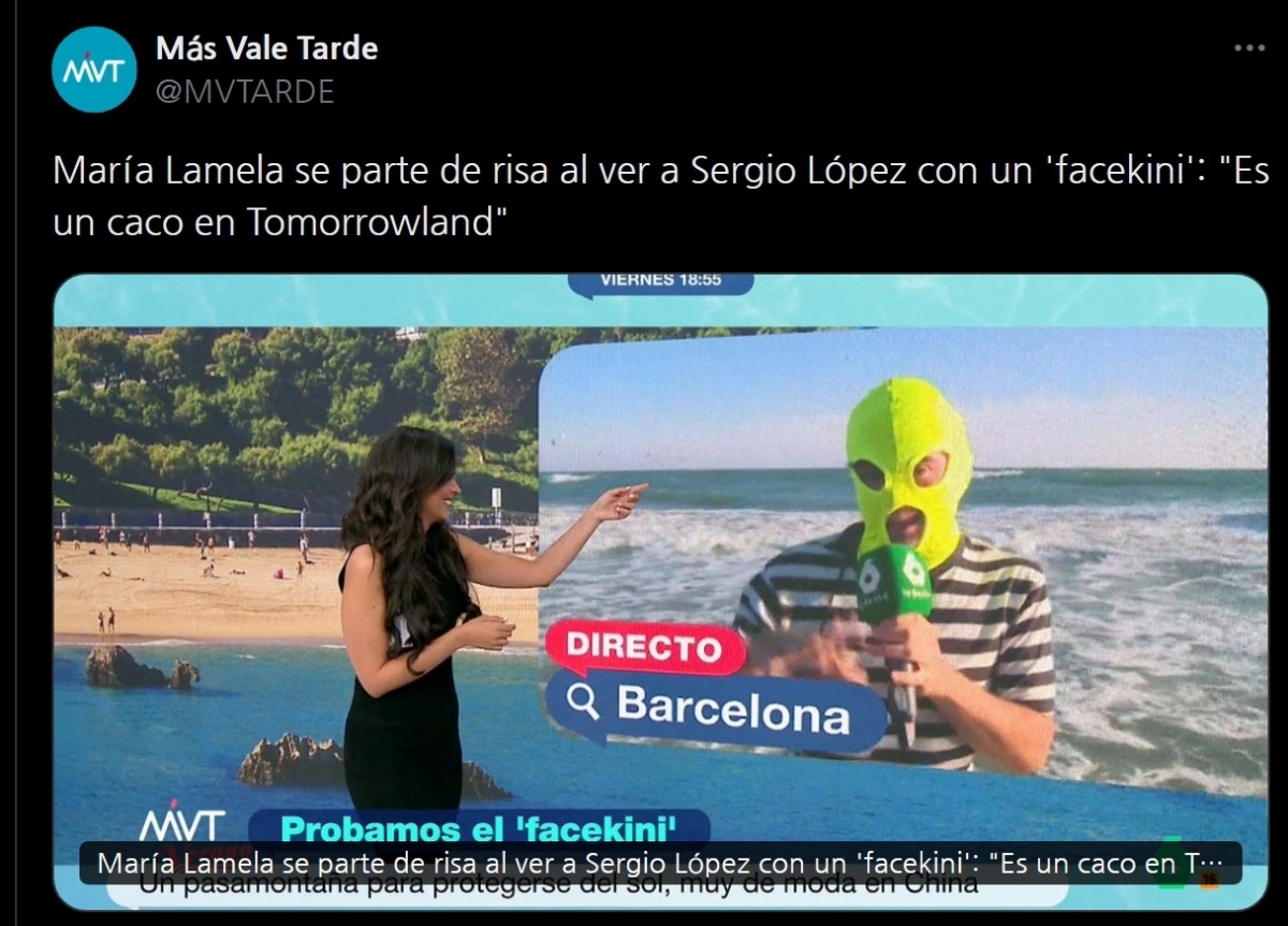 한 스페인 방송에 소개된 '페이스키니' 