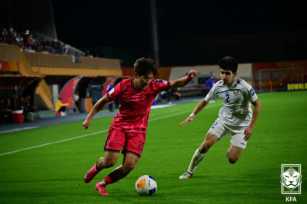 아시아축구연맹(AFC) U-20 아시안컵 당시 윤도영. /사진=대한축구협회 제공