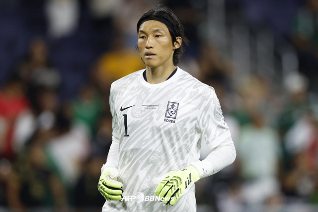 A매치 복귀전을 치른 김승규. /AFPBBNews=뉴스1