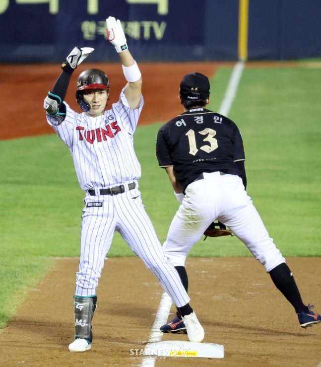 LG 신민재. /사진=강영조 선임기자