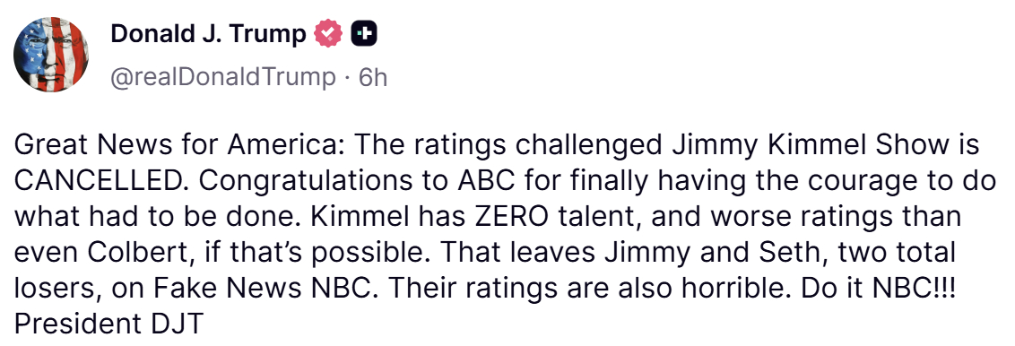 사진=트루스소셜