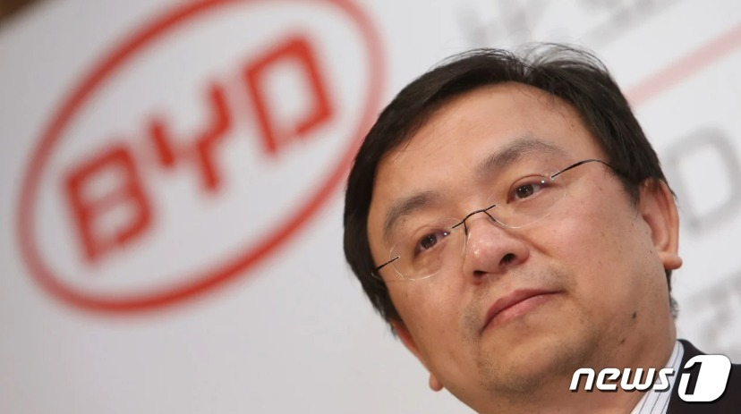 왕촨푸 BYD 회장 - 회사 홈페이지 갈무리