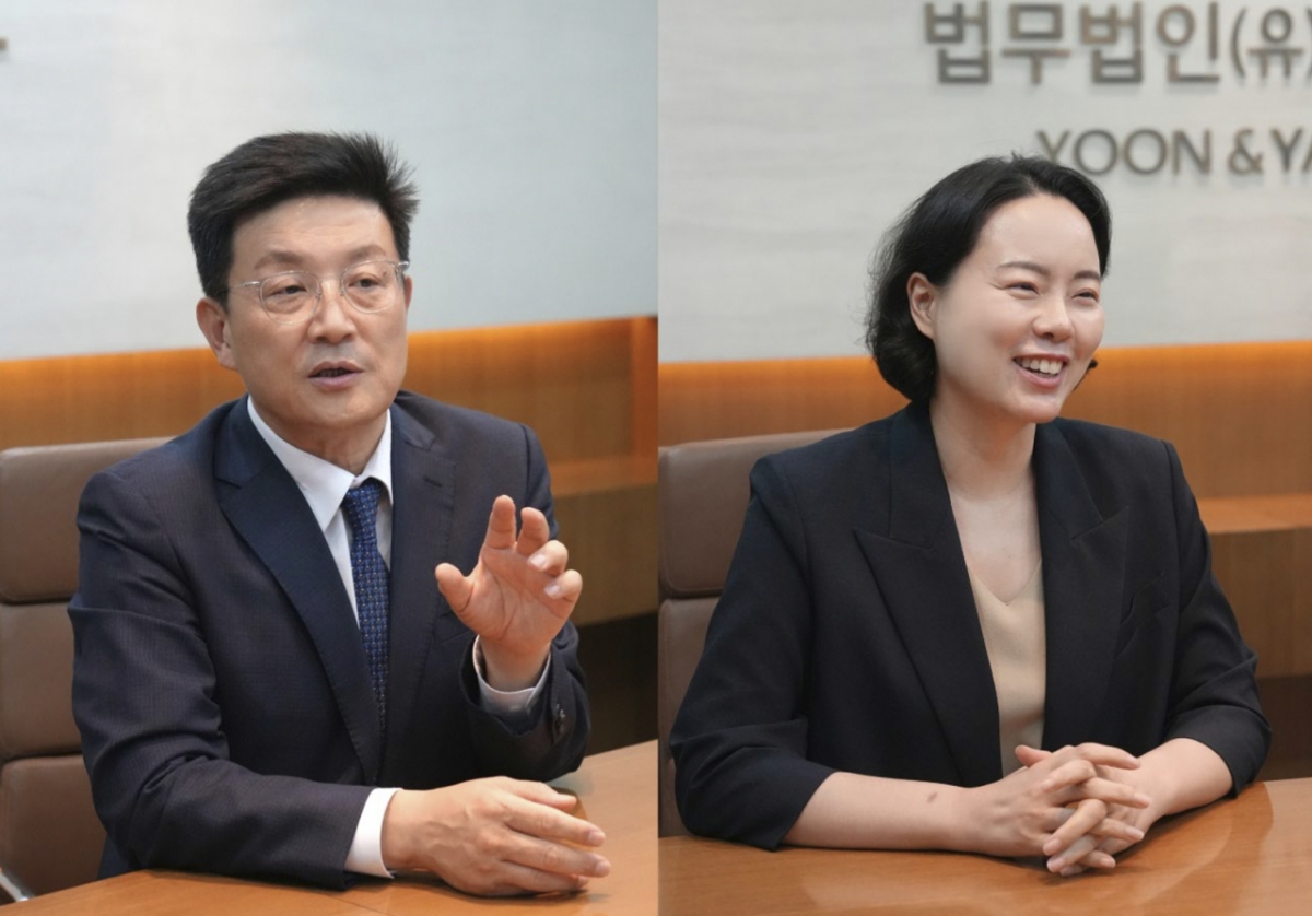 양소라 법무법인 화우 파트너 변호사(오른쪽)와 배정식 화우 패밀리오피스본부 전무. /사진=화우 제공 