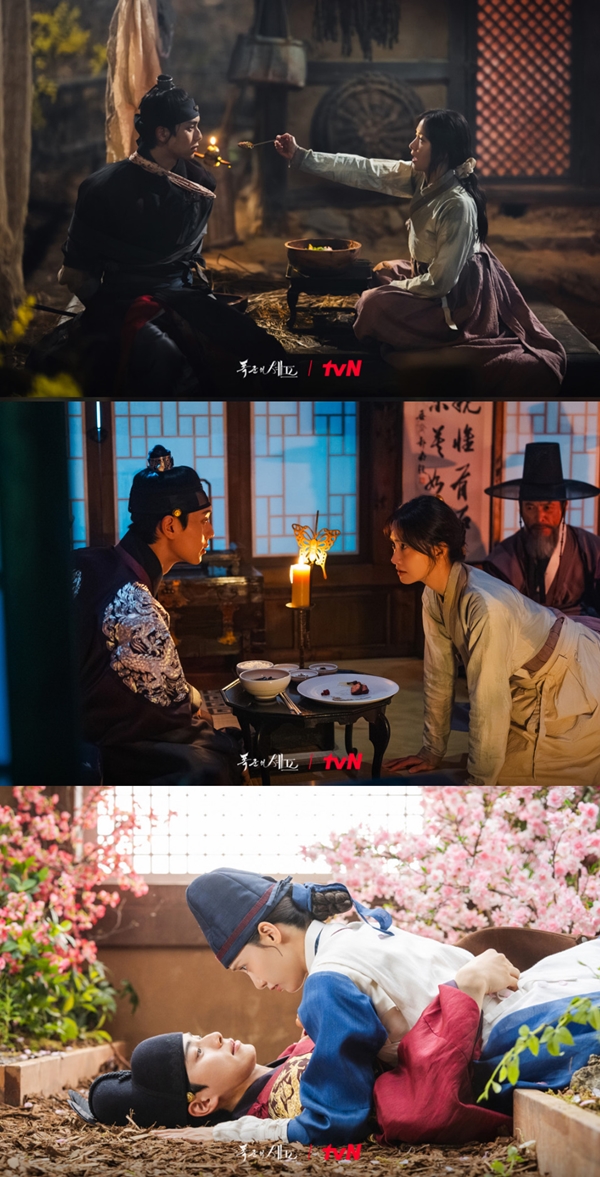 tvN 토일드라마 '폭군의 셰프'의 이채민, 임윤아./사진=tvN