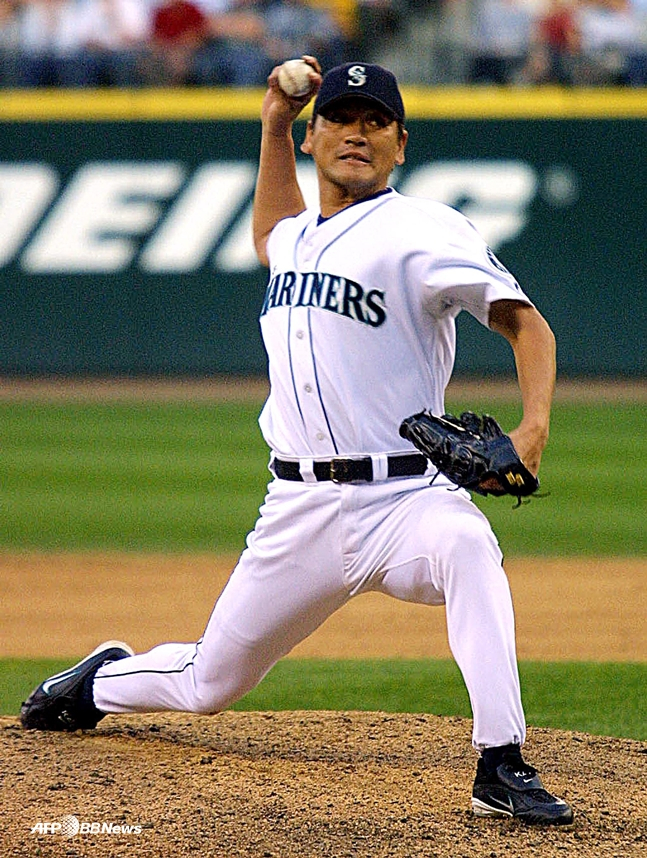 2002시즌 시애틀 소속이었던 사사키 가즈히로. /AFPBBNews=뉴스1
