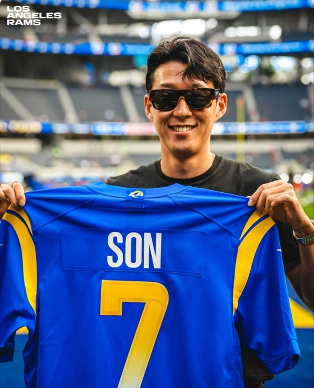 손흥민. /사진=LA 램스 SNS