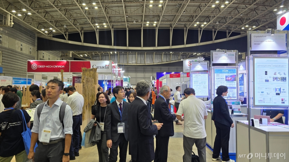 지난 8 일본 요코하마 파시피코 컨벤션센터에서 열린 '바이오 재팬(BIO JAPAN) 2025' 개막 현장. /사진=홍효진 기자