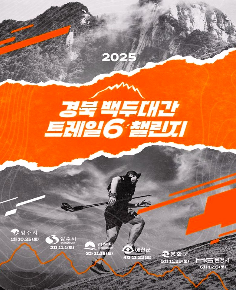 2025 경북 백두대간 트레일6 챌린지 포스터./사진제공=경북도