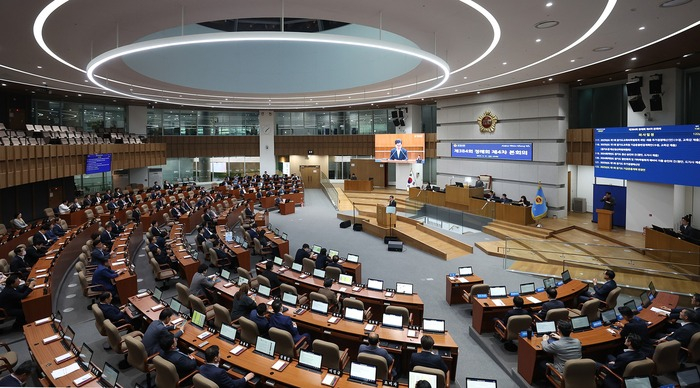 경기도의회 본회의 모습./사진제공=경기도의회