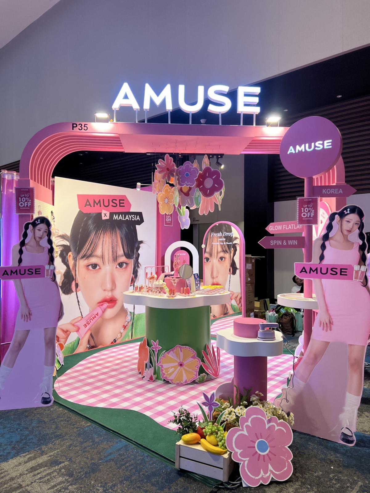 어뮤즈 말레이시아 브랜드 론칭 행사/사진=어뮤즈