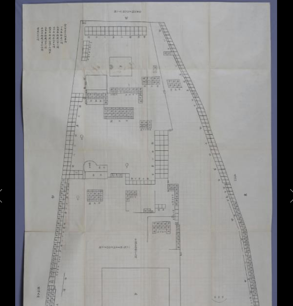 보물로 지정된 국가유산 '장용영 본영도형 일괄' 중 정간 신유본 모습. 국가유산청에 따르면  '장용영 본영도형 일괄'은 "도성 내 군사시설인 장용영 관청 건물구성과 변화에 대한 시각자료"이다. /사진=국가유산청 국가유산포털.