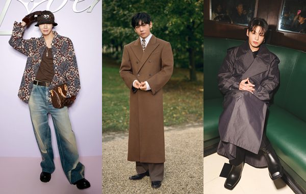 (왼쪽부터) 제이홉, 뷔, 정국 / 사진=루이비통, 셀린느, 캘빈클라인