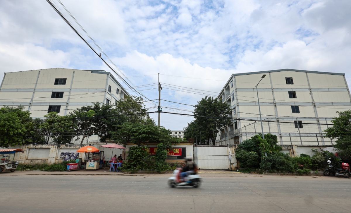 캄보디아의 수도 프놈펜의 주요 범죄 단지로 알려진 원구 단지의 모습./사진=뉴스1.